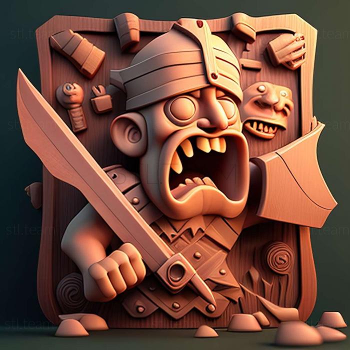 3D model Toon War game (STL)